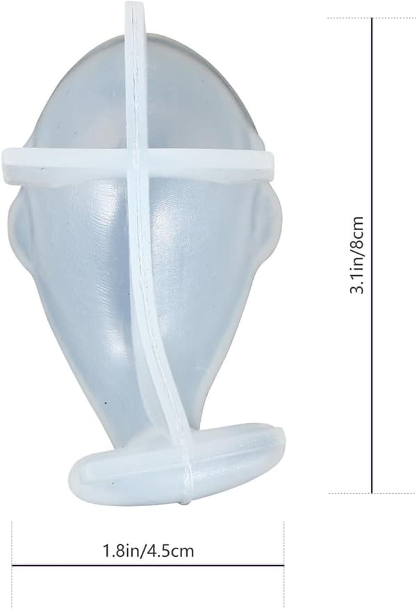 Stor hval DIY silikonform for harpikshåndverk, 3D hvalpyntform egnet