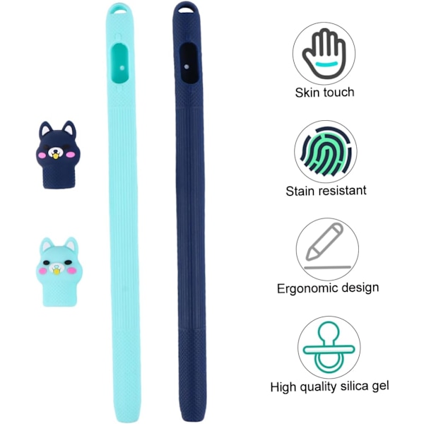 4 st Silikonskyddsfodral för Stylus Skyddsfodral