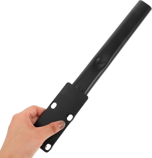 Kraftig ryggstøttestang i rustfritt stål modell B-3.5-6.5 Solid