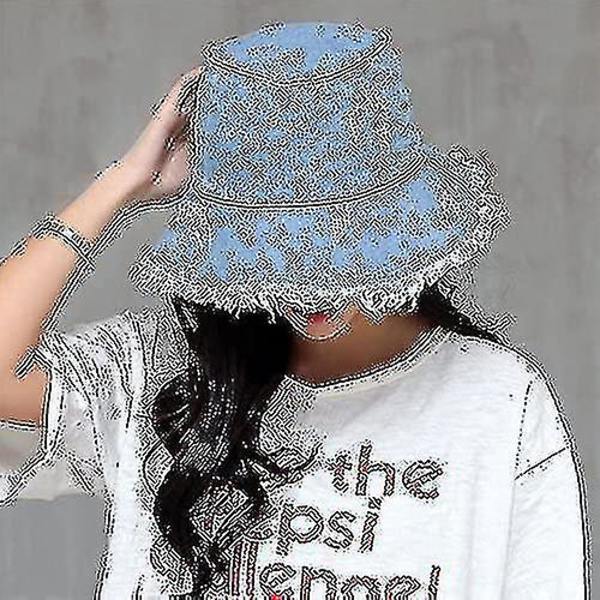 Damernas Solhattar Packbara Bomulls Bucket Hat Solskyddshättor Strandfiskarehatt För Strand