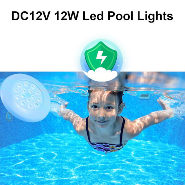 1 stk LED Pool Lys,
