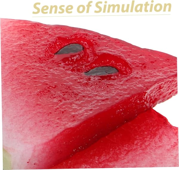 2st Unik Form Vattenmelon Nyckelring Hängande Dekoration för Väskor Ryggsäck Fruktformad Berlock