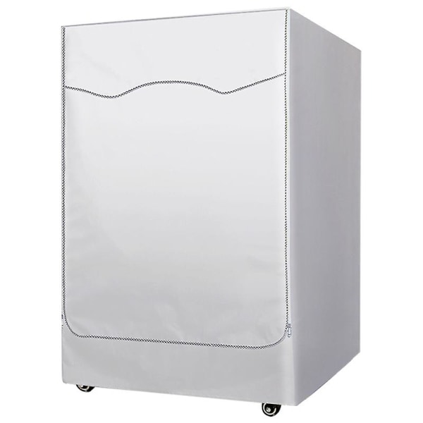 Sølv tørketrommel, vaskemaskintrekk Premium beskyttelsestrekk for vaskemaskin og tørketrommel (58-65 cm)