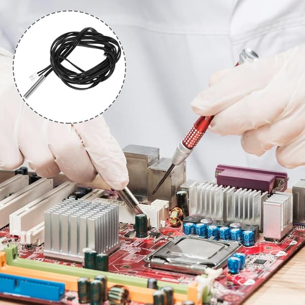 3 st Ntc Termistor Temperatursensor Ptfe Vattentät Sond Hög Noggrannhet