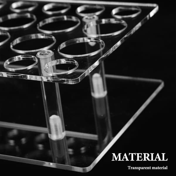 Parfume Display Rack Akryl Slots til Bordplade Duftflaske Organizer Fremvisningsstander