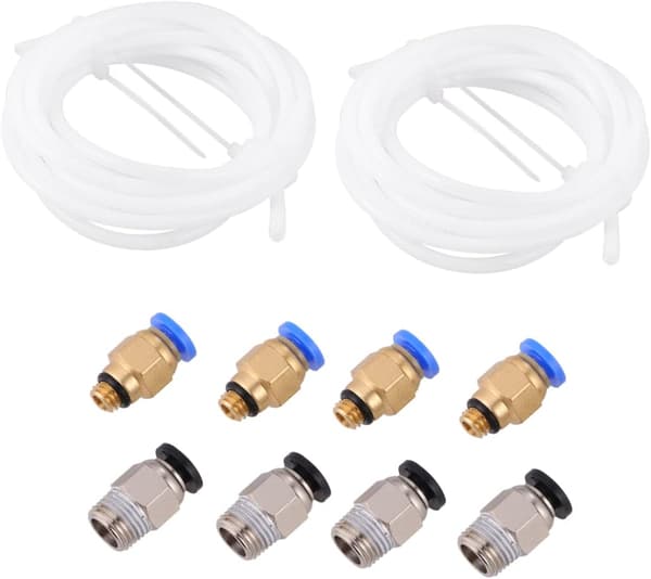 3D-printertilbehør PTFE hurtigkoblingssett med kobberfittings