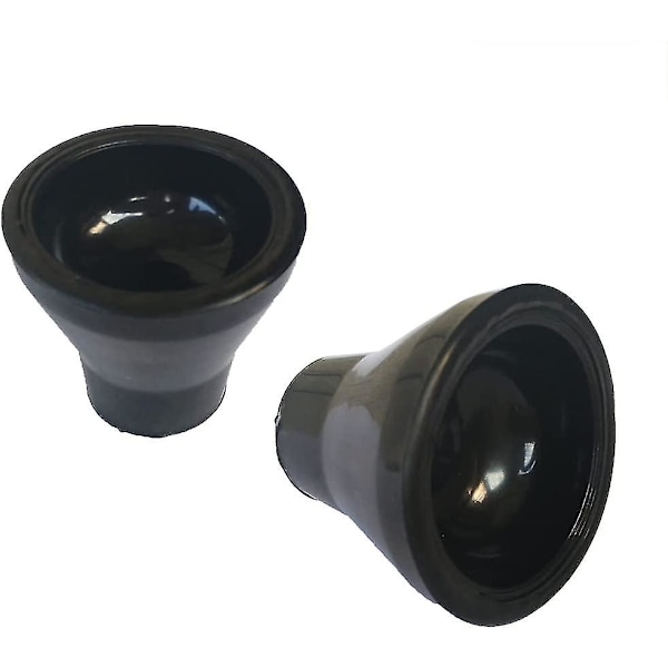 Golfbollshämtare Sugkopp Grepp Sugkopp Plocka Upp Ryggskydd Sätt På Puttern Grip svart (2-pack)