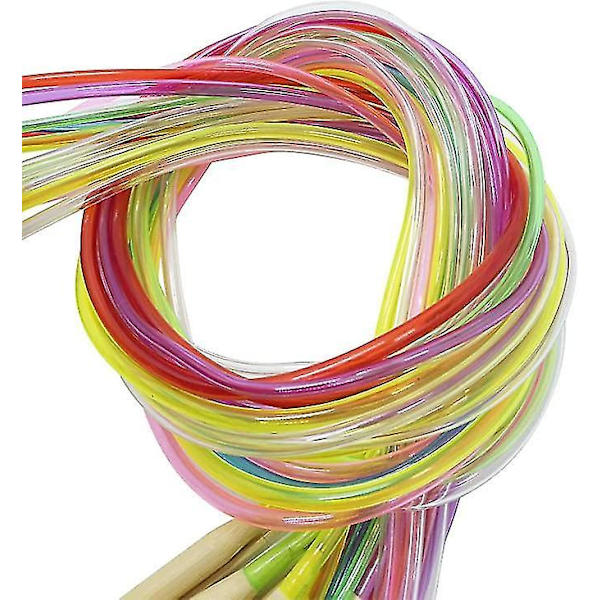 Stickor Set 18 Par Bambu Rund 2mm-10mm
