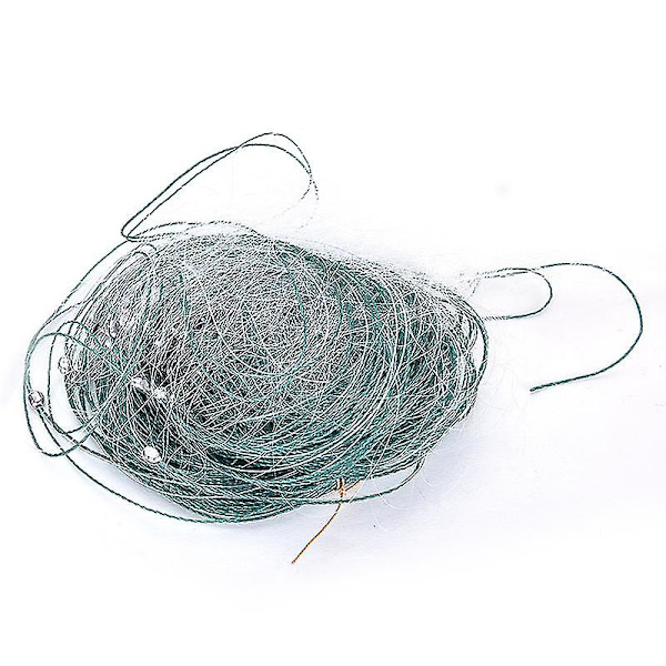 25m 3-lags Monofilament Gill Fiskegarn med Flyde Fiskefælde Fiskegrej