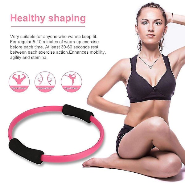 Pilates-rengas Magic Circle Kaksoiskahva Jooga Harjoitus Kunto