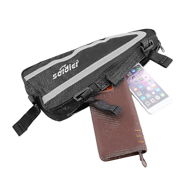 Vanntett Sykkel Front Triangle Bag Mountain Bike Lomme