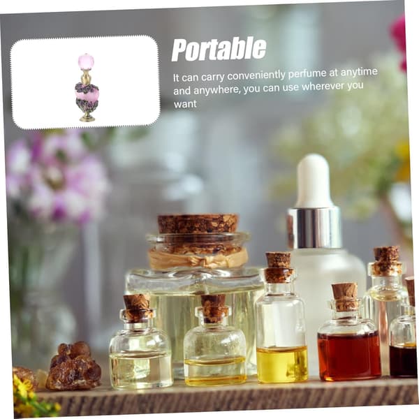 2 stk. aromafalske for eteriske oljer, parfymeflaske i Midtøsten-stil