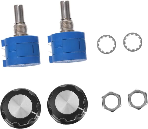 2 sæt roterende potentiometer plastknap trimmer modstand til inverterregulering