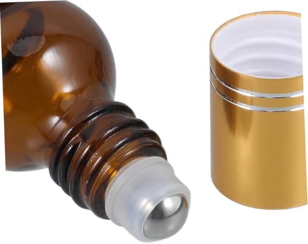 5 st eterisk olja rollerflaskor glas resebehållare parfymflaskor för aromaterapi