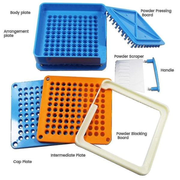 100 Holes Capsule Filling Machine Tray Board With Fit Diy 00-yuhao