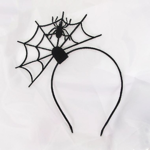 Halloween Spindelvev Spindel Spindelvev Halloween Party Hodeplagg (svart Spindel) Yi-yuhao
