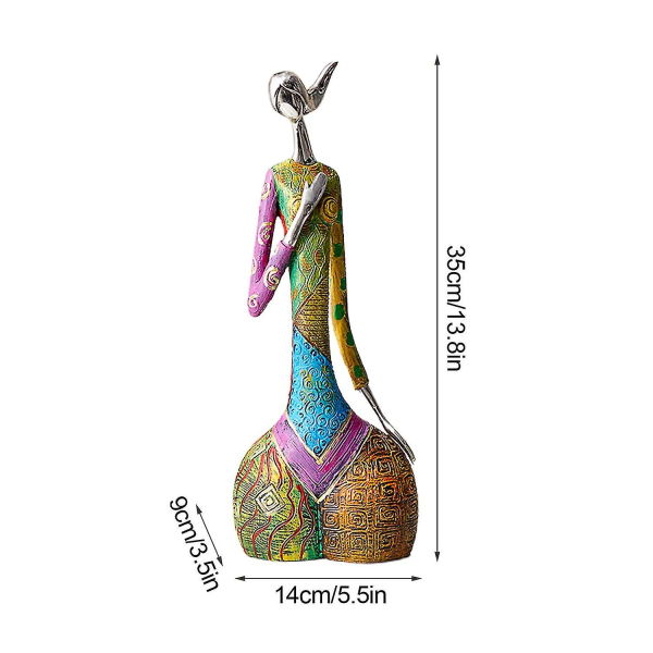 Abstrakt Kunst Kvinne Skulptur Figurer Moderne Hjemmedekor
