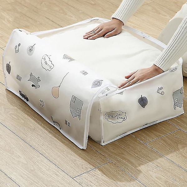 Støvtett oppbevaringspose for hjemmet, Ipper-design, multifunksjonell dynebeholder med 57x 40x 22cm D 3pcs