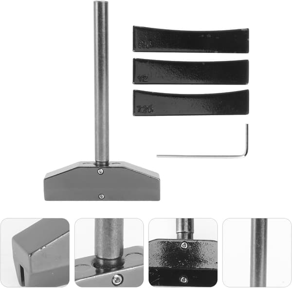 4st Bandpressverktyg Gitarrgreppbräda Press Caul Inserts Legering Lätt Enkel och Exakt Bandning