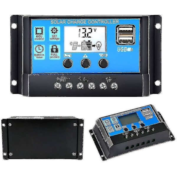 10A Laderegulering Solpanelregulator 12V/24V
