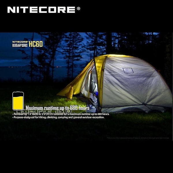 HC60 Cree XM L2 U2 LED 1000lm USB-ladattava otsalamppu