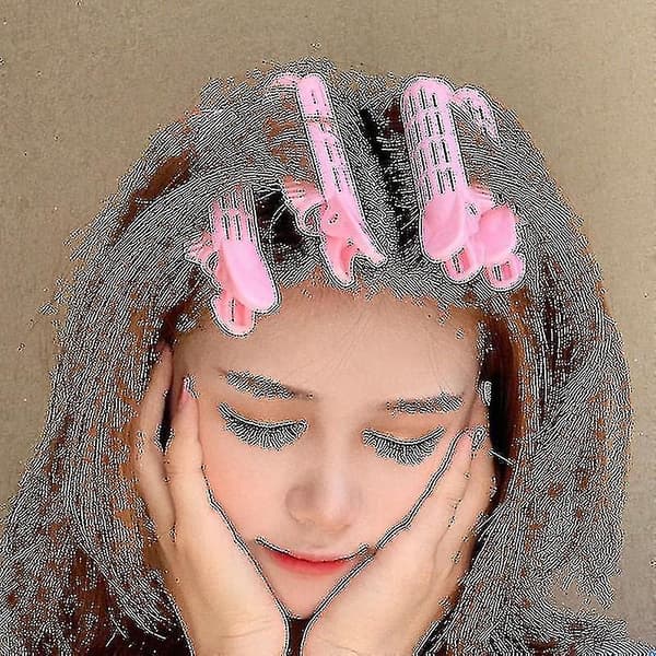 Naturliga fluffiga lockiga hårvolymclips