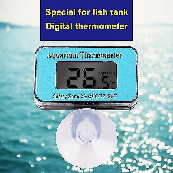 LED Digital Akvarietermometer Fisk Tank Vattentemp