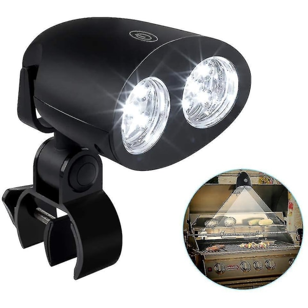 Grilllampa 360rotation 10 LED-lampor