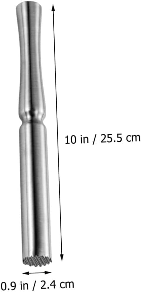 Cocktailmuddler i rustfritt stål Sitronkvernstang Knust is Bar Swizzle Sticks
