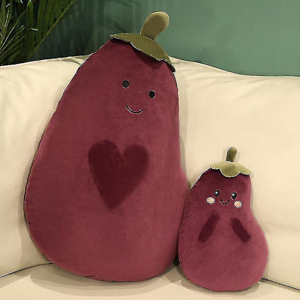 Net Red Aubergine Dukke Lilla Aubergine Børn Plys Dukke Kan Tilføjes Producent 28cm smile