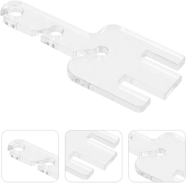 Stickmaskinspännare Adapter 2st Slitstarka Kompakta Spänngafflar