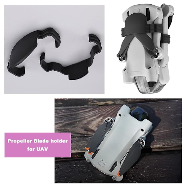 Drone Propeller Holder 3 Pro Propeller Blade Fixer (sort)(1 stk)