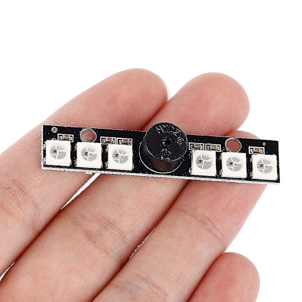 WS2812B LED 5V Buzzer 6*RGB Chips Indikator
