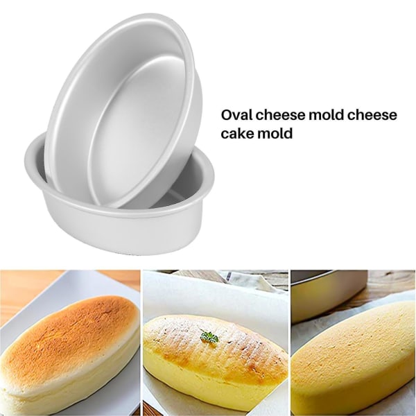 10pcs Mini Oval Egg Shape Aluminium Alloy Metal Cheese Cake Mold Bread Mould Tart Holder Pudding Je -xx