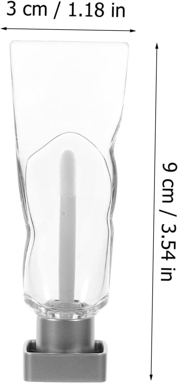 8 stk 4 ml leppepomadehylser og leppeglansbeholdere, påfyllbare tomme leppestiftflasker