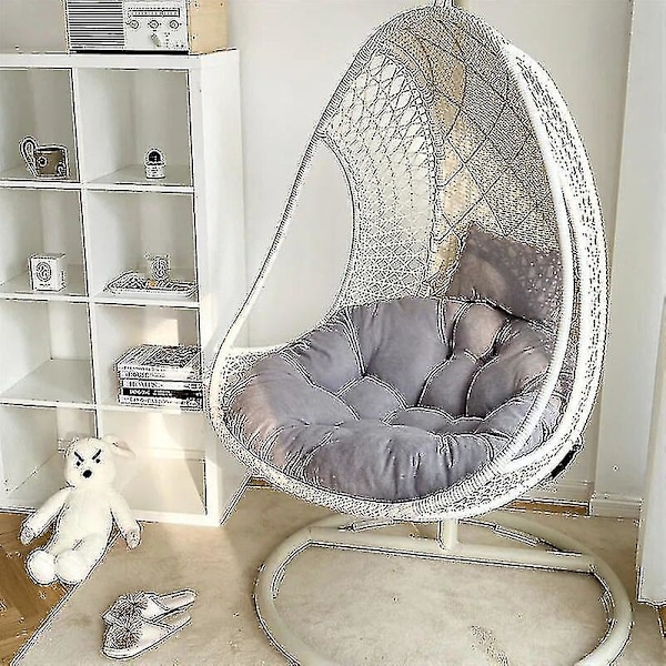 Parveke- ja Puutarhakeinutuoli Rattan-tuolit Tyynysarjat Ripustuskorituoli Tyyny Munatuoli Hammock-tyyny light grey