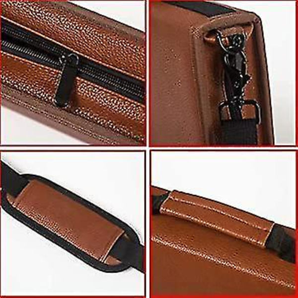 160 Slots PU Læder Blyantsæske Elever Pen Holder Organizer