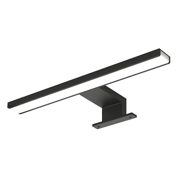 5W 30cm Svart LED Badrumsspegellampa, Varmvit Spegelvägglampa, Sminkbordlampa IP44 Vattentät, Smink- och Toalettspegelbelysning