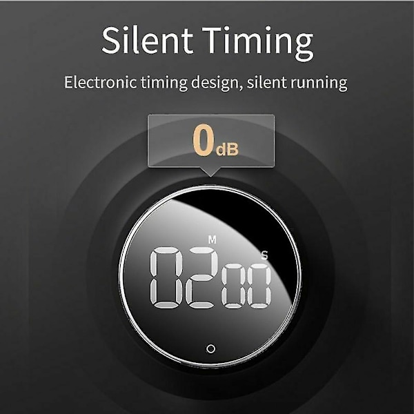 Magnetisk Digital Timer - Manuel Nedtælling Køkken Timer