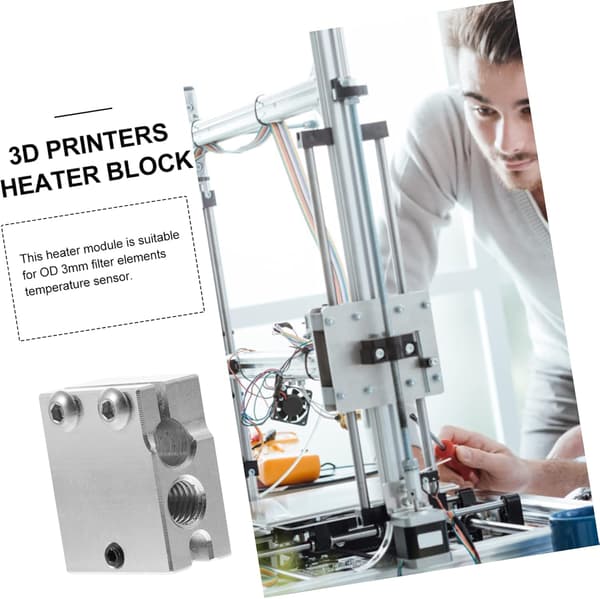 3 stk. aluminium varmeblok til printer hot end varmeblok printertilbehør