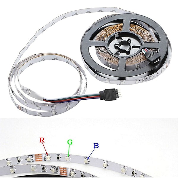 65ft Musiikki Synkronoitu Monivärinen 2835 RGB LED-valonauha