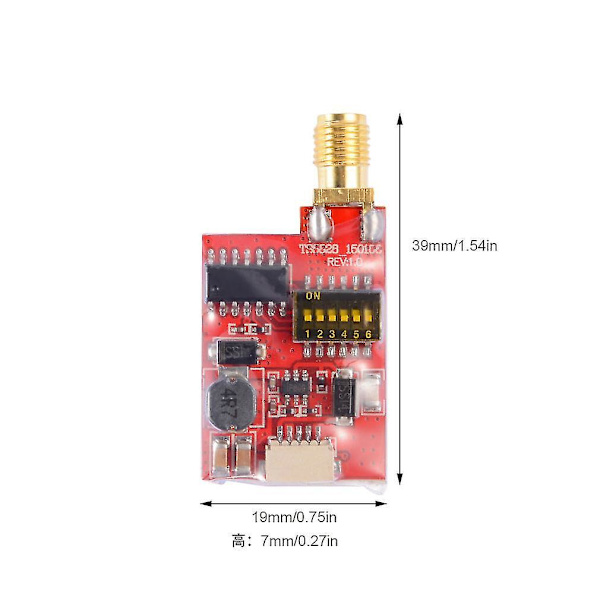 Ts5828 5.8G 600mw 48Ch Mini AV-sender til Drone