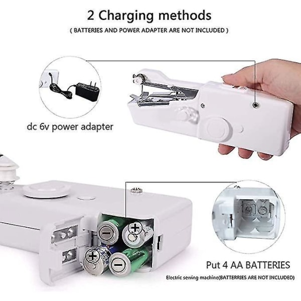 Mini håndholdt symaskine 31 stykker bærbar manual