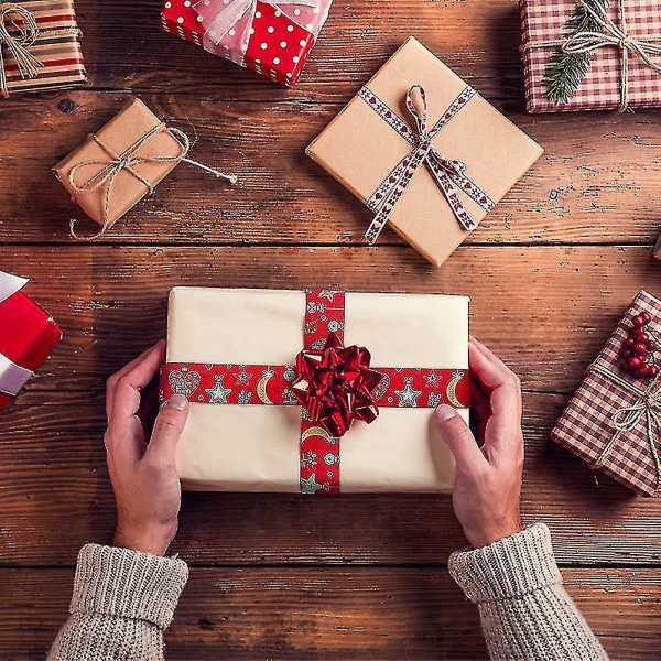 Jul-Washi Tejp Set 6 Rullar Jul Dekorativa Tejp