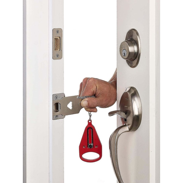 Pp Metal Portable Safety Door Lock Anti Theft Security