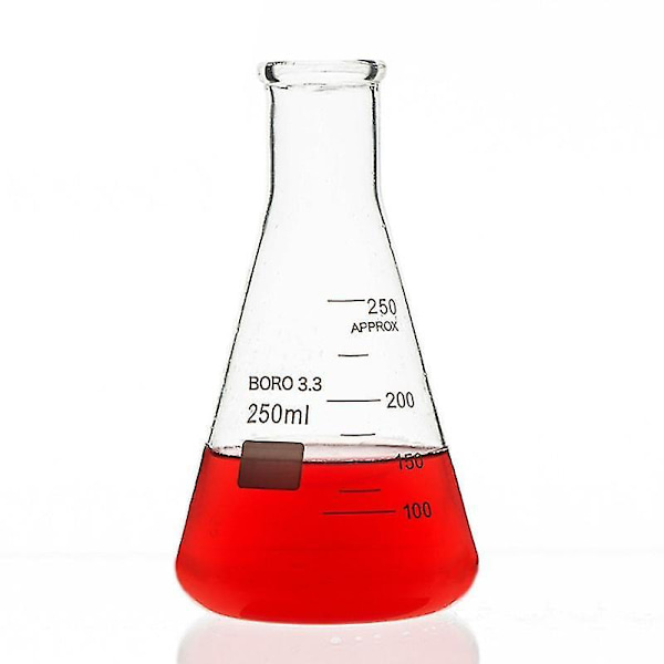 2 stk. Laboratorie Store Koniske Kolber Glas 50ml-1000ml
