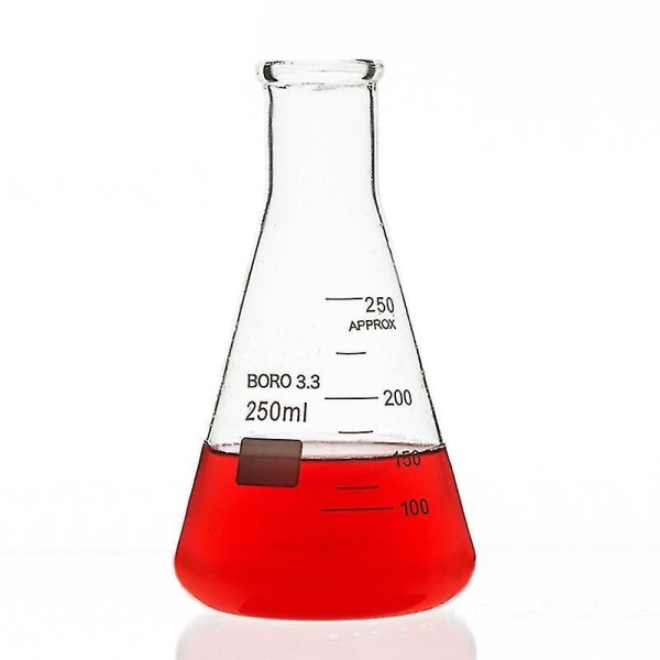 2stk Lab Large Conical Flask Glas 50ml-1000ml