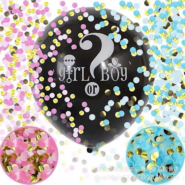 Könsavslöjande Festdekoration Pojke Eller Flicka Ballong