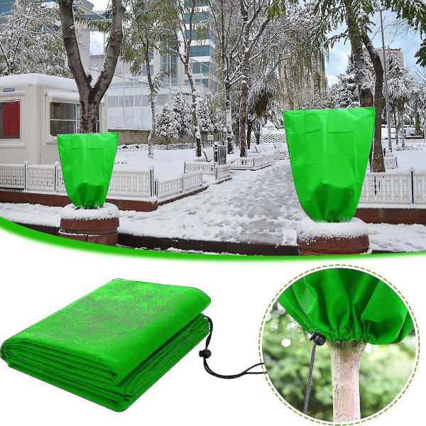 2 stk. Varmt Dæk Træ Busk Plantebeskyttelsespose Frostbeskyttelse Have Have Vinter