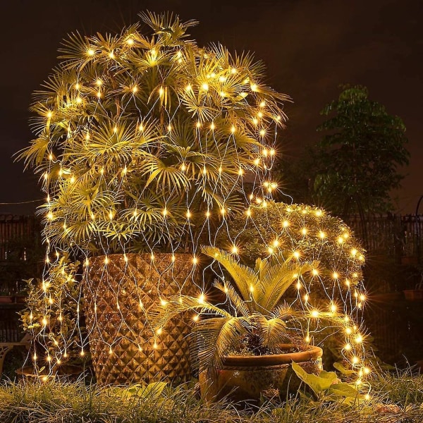 Julelysnett 6m*4m 720LED 8 Moduser Mesh Fairy